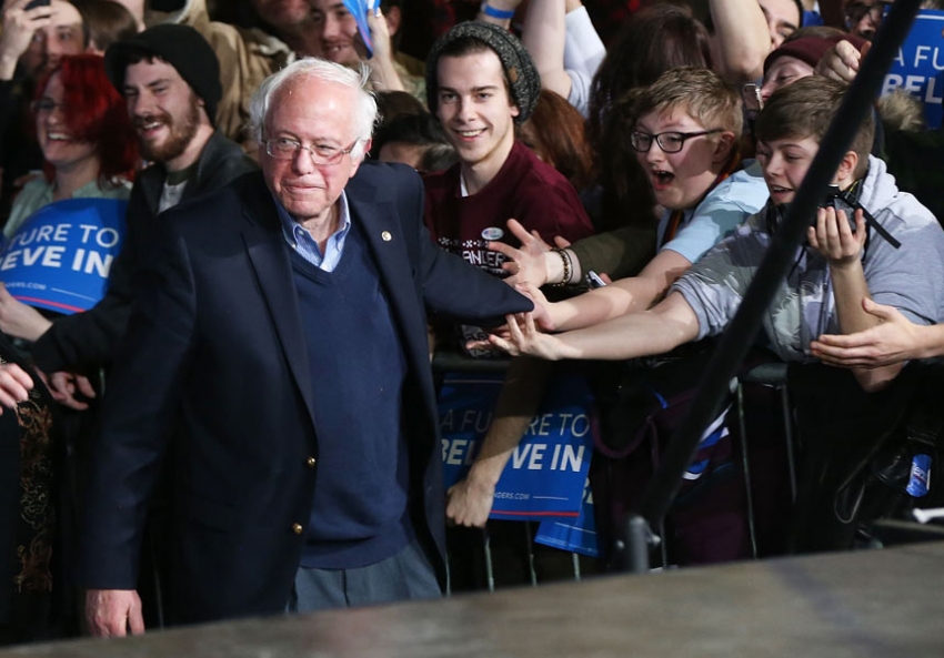 Bernie Sanders on Super Tuesday 850 593